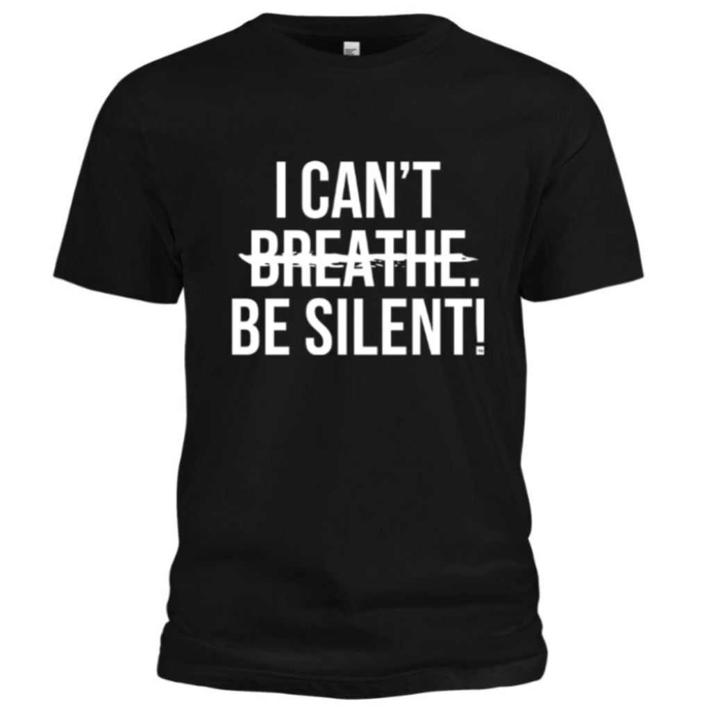 I Can't Be Silent! Signature T-Shirt (Black/White) - Unisex