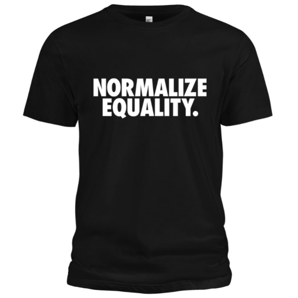 Human Citizens Normalize Equality T-Shirt (Black) - Unisex